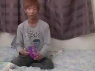 Japans jonge homo takuya geboord hard door seks gereedschap